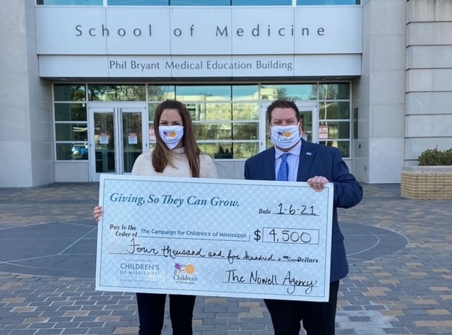 Give Hope Donates To Childrens Of Mississippi | Nowell Agency, Inc.